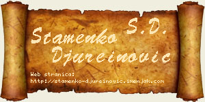 Stamenko Đureinović vizit kartica